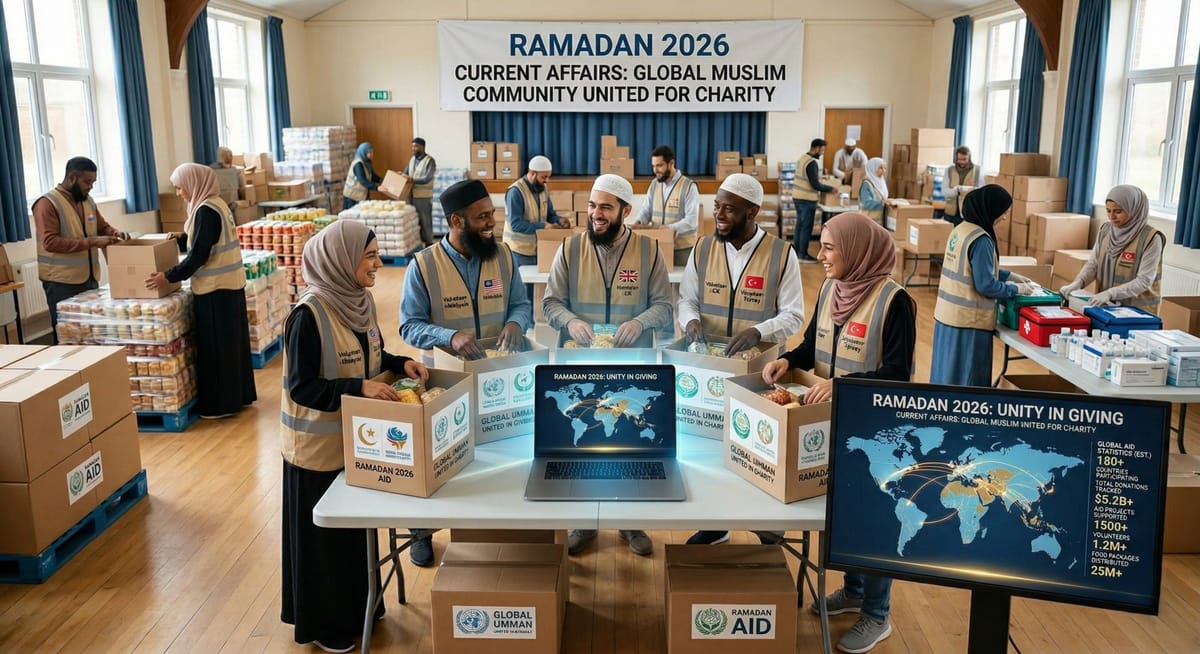Ramadan 2026 Current Affairs: How the Global Muslim Community is Uniting for Charity