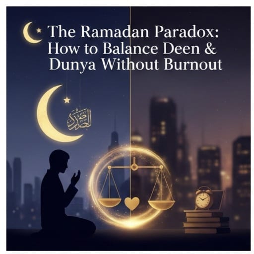 🌙 The Ramadan Paradox: How to Balance Deen & Dunya Without Burnout