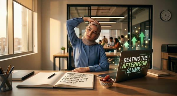 How to Beat the Afternoon Slump: Energy-Boosting Routines for Fasting Professionals
